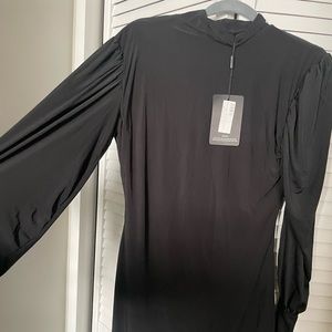 Black Boohoo dress NWT
